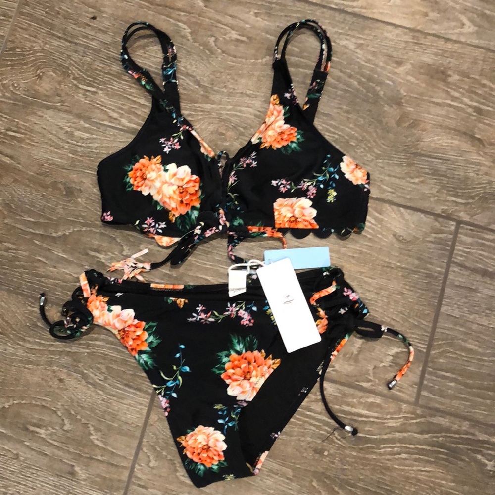 Cupshe floral bathing suit
